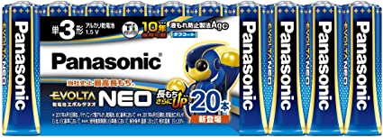 パナソニック エボルタNEO 単3形アルカリ乾電池 20本パック LR6NJ/20SW