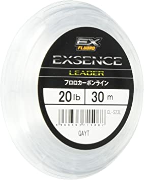 シマノ(SHIMANO) ショックリーダー エクスセンス EX フロロカーボン 30m 3.0号~8.0号 クリア CL-S23L