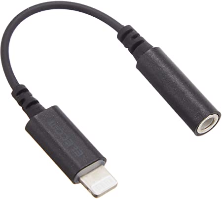 乐天商城 - エレコム iPhone headphone adapter lightning - 3.5mm ヘッドホンジャックアダプター 4極イヤホン端子(通話対応) 高耐久仕様 APPLE認証品 ブラック EHP-L35DS01CBK