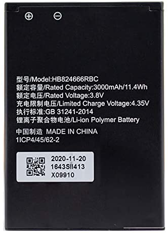 HB824666RBC バッテリー Huawei E5577 WiFi ソフトバンク Pocket WiFi 501HW 502HW の HWBBJ1 HWBBN1 HWBBK 互換 バッテリー 3.8V 3000mAh