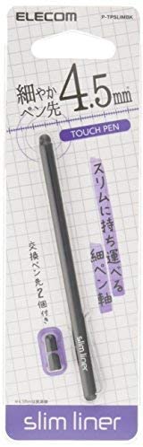 乐天商城 - エレコム タッチペン スタイラスペン 超高感度タイプ スリムモデル iPhone iPad android で使える ブラック P-TPSLIMBK