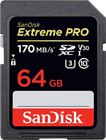 SanDisk 64GB Extreme PRO UHS-I SDXC 170MB/s SDSDXXY-064G TfBXN COpbP[Wi