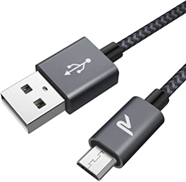 }CN usb P[u Rampow Micro USB P[u 2M/ۏؕt/ QC3.0}[dP[u f[^] ps4Rg[[Ή Android@X}zΉ android[dP[u usbP[u