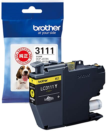 乐天商城 - brother純正 インクカートリッジイエロー LC3111Y 対応型番:DCP-J987N、DCP-J982N、DCP-J587N、DCP-J582N、MFC-J738DN 他
