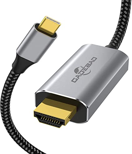 USB C HDMI 変換 ケーブル TypeC HDMI アダプタ GADEBAO HDMI 4K映像出力Thunderbolt 3対応 1.8m USB タイプC HDMI 変換ケーブル MacBook Pro Air /iPad Pro 2018