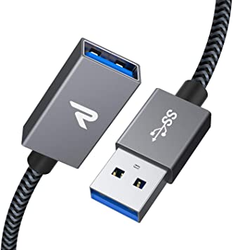 RAMPOW USBP[u USB3.1 Gen 1/1M/ۏؕt 5Gbpsf[^] USB A(IX)-A(X) USBR[h