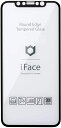 iFace iPhone 11/XR 専用 ガラスフィルム ラウンドエッジ 画面保護シート ブラック