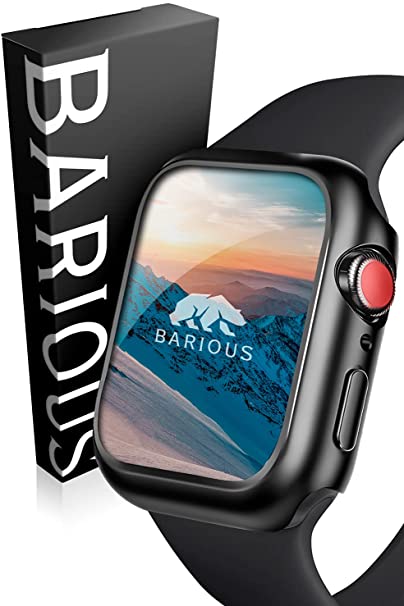 BARIOUS BARIGUARD3 for AppleWatch アップルウォッチ用 防水 保護ケース マットブラック Apple Watch Series6 Series5 Series4 SE 対..