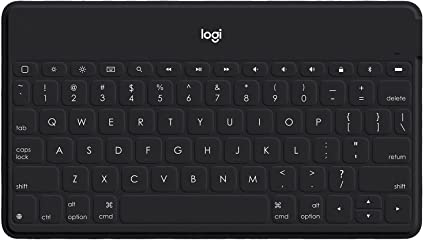 ロジクール KEYS-TO-GO iK1042BKA 第9世代 iPad iPhone キーボード ポータブル ブラック Bluetooth 薄型 充電式 iPhoneスタンド付 ワイヤレス 無線 国内正規品