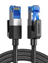 UGREEN Cat 8 LANケーブル ナイロン編み ブラック(2)