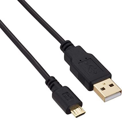 変換名人 MicroUSB ケーブル 5m 低損失アルミシールドケーブル 金メッキ端子採用 USB2A-MC/CA500
