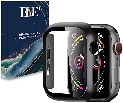 BELIYO Apple Watch 用 ケース 45mm 対応 Apple Watch 7 PC素材 一体型 強化ガラス画面カバー アップルウォッチケース Apple Watch 7 ..