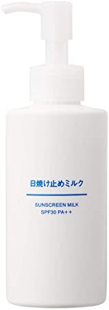 無印良品 日焼け止め 紫外線吸収剤不使用 無印良品 日焼け止めミルク SPF30・PA++ 150ミリリットル (x 1)