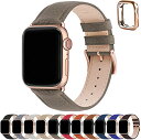 アップルウォッチ バンド ベルト 45mm 44mm 42mm 41mm 40mm 38mm 本革 レザー Fullmosa apple watch バンド おしゃれ apple watch series 7,6,SE,5,4,3,2,1 レディースメ