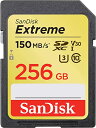 SanDisk 256GB Extreme UHS-I SDXC SDSDXV5-256G TfBXN COpbP[Wi