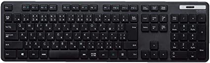 エレコム キーボード ワイヤレス (レシーバー付属) メンブレン 薄型 フルキーボード ブラック TK-FDM110TXBK エレコム キーボード ワイヤレス (レシーバー付属) メンブレン 薄型 フルキーボード ブラック TK-FDM110TXBK