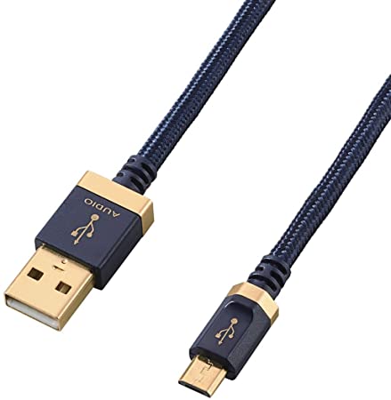 エレコム DH-AMB12 AVケーブル 音楽伝送 A-microBケーブル USB2.0 1.2m(2)