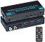 BLUPOW 4K60Hz HDR対応 HDMI2.0切替器 3入力1出力 + 音声分離 光デジタル R/L 3.5mm音声出力 セレクター オーディオ分離機 分配器 HDCP2.2 ARC対応 hdmiスイッチャー VA56