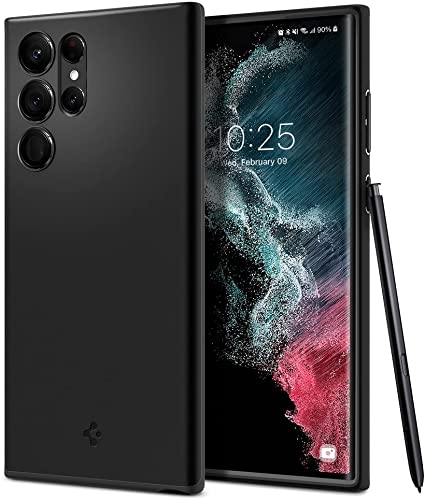 乐天商城 - Spigen Galaxy S22 Ultra ケース SC-52C | SCG14 2重構造 TPU+PC 厚さ1.55mm さらさら 超極薄 米軍MIL規格取得 レンズ保護 超薄型 重さ29g 超軽量 指紋防止 擦り傷防止 マット仕上げ