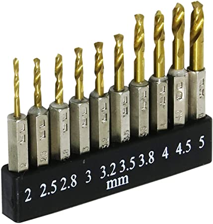 乐天商城 - SUN UP ショートドリルセット6 鉄工用 10PC