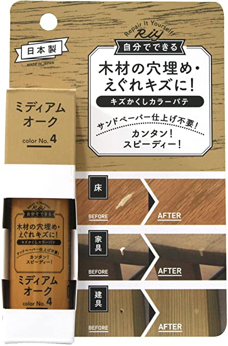乐天商城 - 高森コーキ Riy キズかくしカラーパテ ミディアムオーク RCP-04
