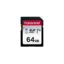 トランセンド SDカード 64GB UHS-I U1 V10 Class10 (最大転送速度100MB/s) データ復旧ソフト無償提供 TS64GSDC300S...