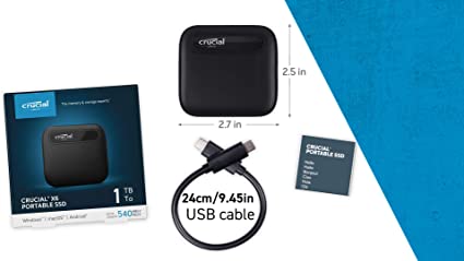 Crucial X6 外付け SSD 1TB CT1000X6SSD9サムネイル2