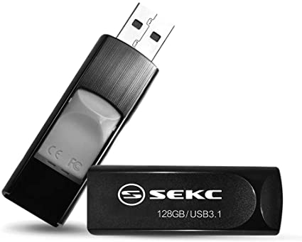 限定 SEKC USBメモリ 128GB 高速 USB 3.1対応(Type-A Gen 1) 最大読出速度130MB/s スライド式 ブラック SKD67128G 2