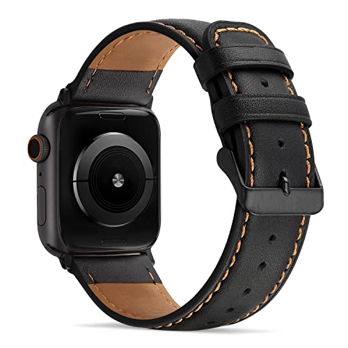 Tasikar コンパチブル Apple Watch バンド 41mm 40mm 38mmアップルウォッチ バンド， 高級 本革 交換バンド ビジネス Apple Watch シリーズ8 / 7 / 6 / 5 / 4 / 3 / 2 / 1 / SE