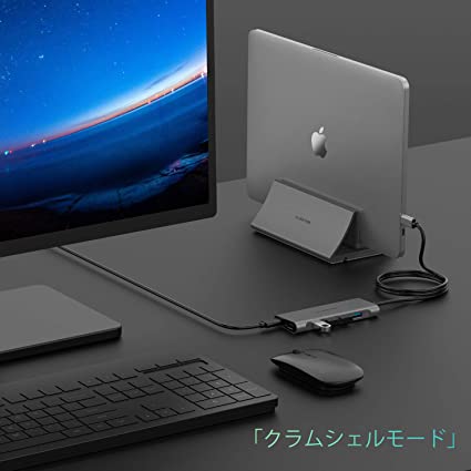 LENTION 4�ݡ���USB Type-C �ϥ� CB-C35-1M 1�᡼�ȥ� 6in1��ǽ��ĥ 4K HDMI PowerDelivery�б� USB-C MacBook Pro (2016-2020 / M1 Chip)��MacBook Air