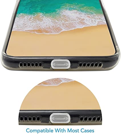 Sakula iPhone Lightning コネクタ用 保護キャップ シリコンiPhone 12/iPhone 11/iPhone XS Max/iPhone XR/iPhone X/iPhone 8 対応 Lightningコネクタキャップ クリ