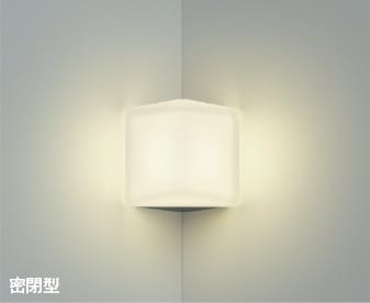 楽天照明販売　あかりやさんAB47597L 肉厚ガラスタイプコーナーLEDブラケット （60W相当） LED（電球色） コイズミ照明 照明器具