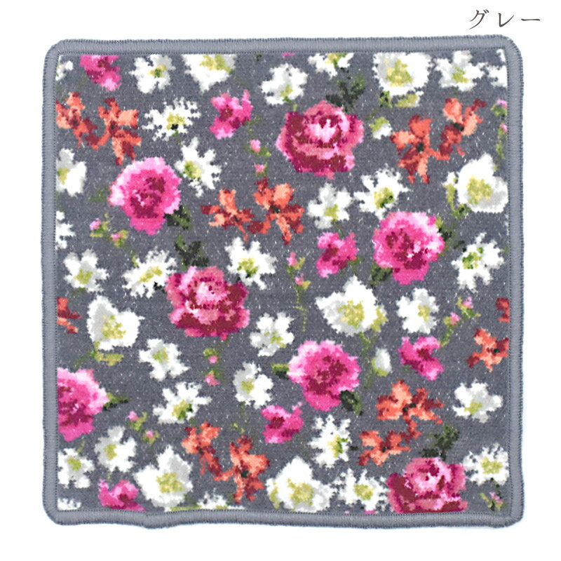 日本製ハンカチ タオルハンカチ シェニール織 ステラ アーンジョーギフト プレゼント