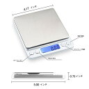 【送料無料】 デジタルスケール 電子天秤 正確度0.01g、0.08から500gまで精密な計量器 風袋引き機能付き オートオフ機能 料理用電子はかり