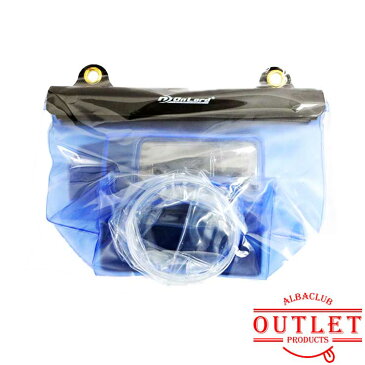 【アウトレット品：JNC0993】一眼レフカメラ用 防水ケース (OS-027) Canon EOS Kiss シリーズ 小型一眼レフ ミラーレス一眼 ストラップ付き ジップロック式 デジカメ 防水カバー 防水ポーチ オンロード (ゆうパケット対応)