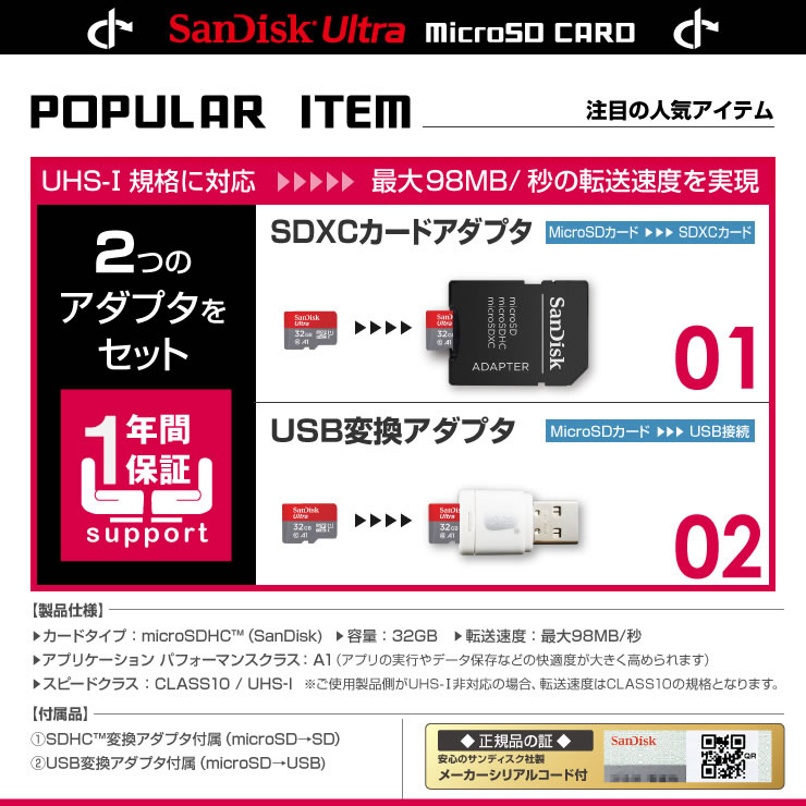 アドテック EMH08GMBWGBECD 産業用 microSDHCカード 8GB MLC Class10 UHS-I