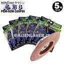 5枚セット 山真 フランジ付 金属黒皮取り ケレン ビード 鬼削り PEM-OZM-100F50 外径100mmネジ径M10