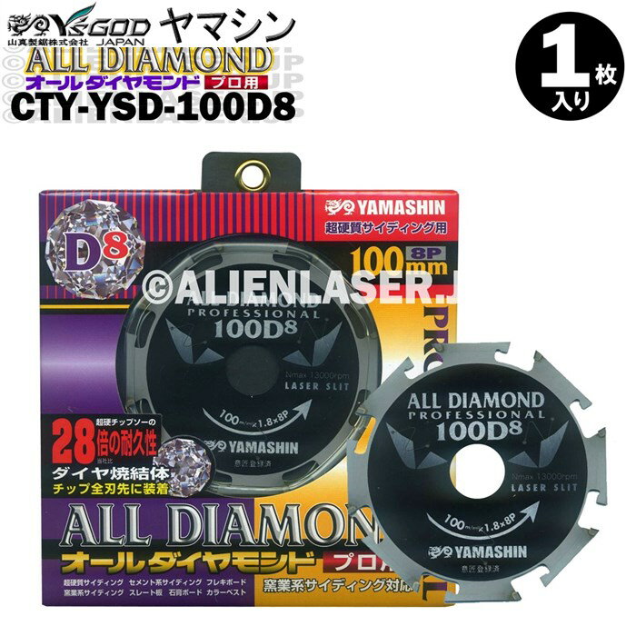 山真 YAMASHIN ヤマシン 窯業系サイディング用 オールダイヤモンドD8 CYT-YSD-10 ...