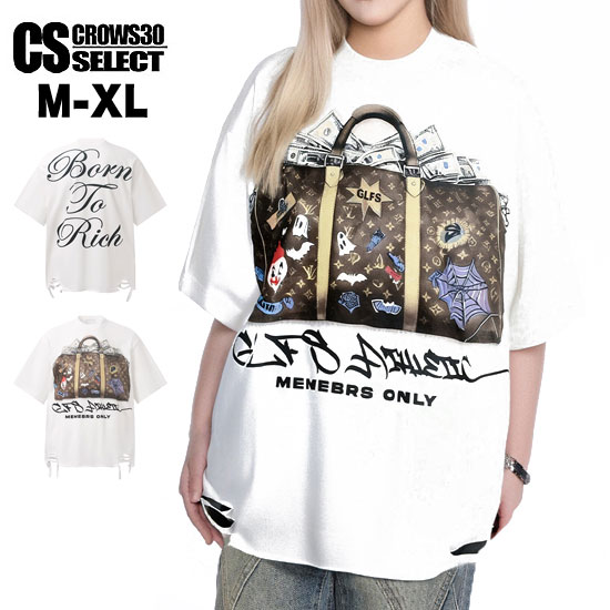 V系メンズTシャツメンズオラオラ系...