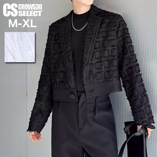 V系ジャケットメンズモード系アウタ...