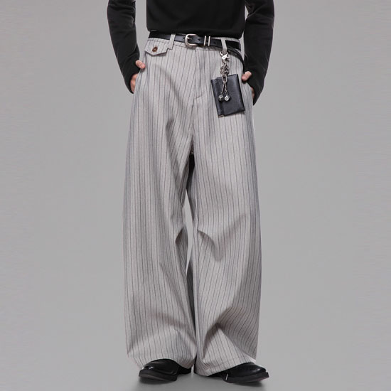 Rakuten - V系 ワイドパンツ メンズ モード系 ストライプパンツ メンズ オラオラ系 スラックスパンツ メンズ 大人 パンツ オシャレ ベルト 個性的 ヴィジュアル系 ファッション お兄系 ホスト 衣装 20代 30代 40代 50代 60代 新作 B系 ヒップホップ B系 パンツ
