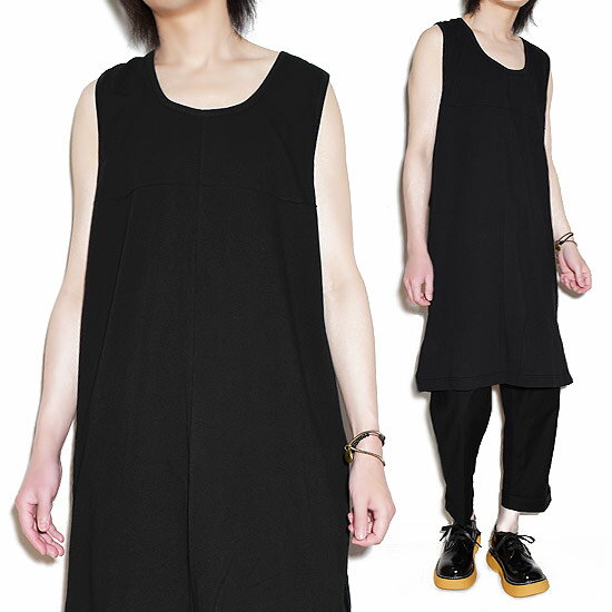 ロングタンクトップ メンズ モード系 タンクトップ メンズ Tシャツ メンズ モード系 十字架 クロス 送料無料 ビッグシルエット インポート オーバーサイズ 2022 春 夏 新作 個性的 V系 お兄系 ヴィジュアル系 ファッション ホスト 衣装 モード系 ブランド alcw