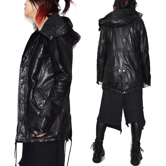 ライダースジャケット メンズ 30代 本革 レザー モッズコート M 51 ミリタリーコート M 51 メンズファッション 本皮 ブラック レザージャケット 送料無料 Alcw V系 個性的 衣装 送料無料 春 秋 冬 新作 30代 40代 ストリート系 ファッション 衣装 ブラック 黒 お兄系