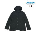 アーメン ARMEN アーメン COTTON QUILT HOODED JACKET コットン キルティングジャケット NAM0555