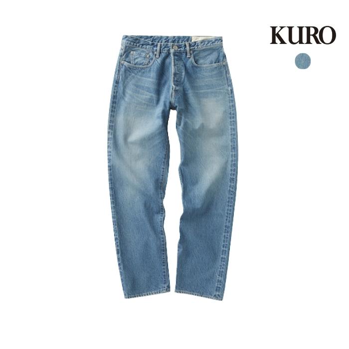 【SALE 10 OFF】KURO クロ FUTURA WASH フューチュラ ウォッシュ ボトムス メンズ 962918 DENIM デニム セルビッジ ストレート MENS メンズ