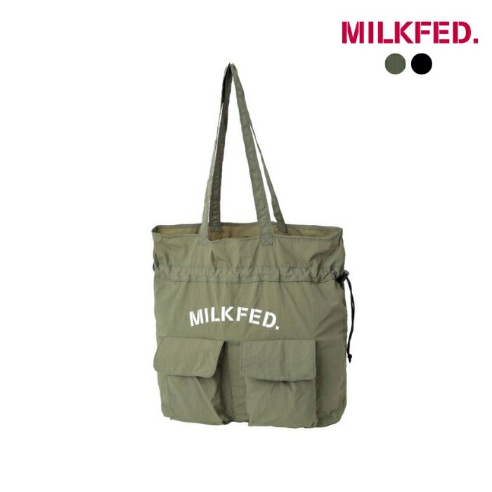 【楽天スーパーSALE 40%OFF】 MILKFED ミルクフェド POCKETABLE TOTE BAG 103212053002 ポケッタブル トートバッグ エコバッグ ナイロントートバッグ ナイロンバッグ ミルクフェド 巾着サスティナブル エコバッグ レディース 新作入荷