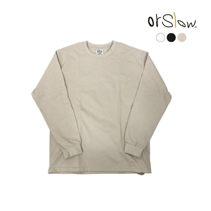 【ポイント10倍 8/21 13時〜】orslow（オアスロウ）ユニセックス LONG SLEEVE T-SHIRT 03-0013 長袖