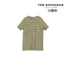  SHNZONE シンゾーン MULTI BORDER TEE マルチボーダーT ボーダーTシャツ 半袖Tシャツ 22MMSCU13