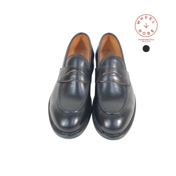 【ポイント10倍 5/8 14時～】ウィールローブ WHEEL ROBE 15079 HEAVY STITHING LOAFER ヘビーステッチ ローファー Last 1228 Width D Horween クロムエクセル グッドイヤーウェルト 日本製 レザー レザーシューズ 革靴