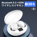 ＼お買物マラソンP10倍/【音のバランスが良く中高音域の抜けが特徴 お値段以上のイヤホン】 完全ワイヤレス イヤホン Bluetooth5.3 ワイヤレス EDR 防水 IPx5 簡単操作 大音量 音がつぶれない 遮音性 カナル型 ハンズフリー通話 type-c iPhone 音 漏れ しない